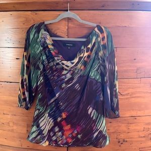 Jones cowl neck blouse.